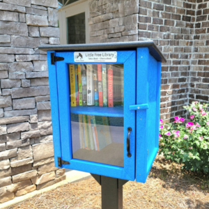 little free library at new park