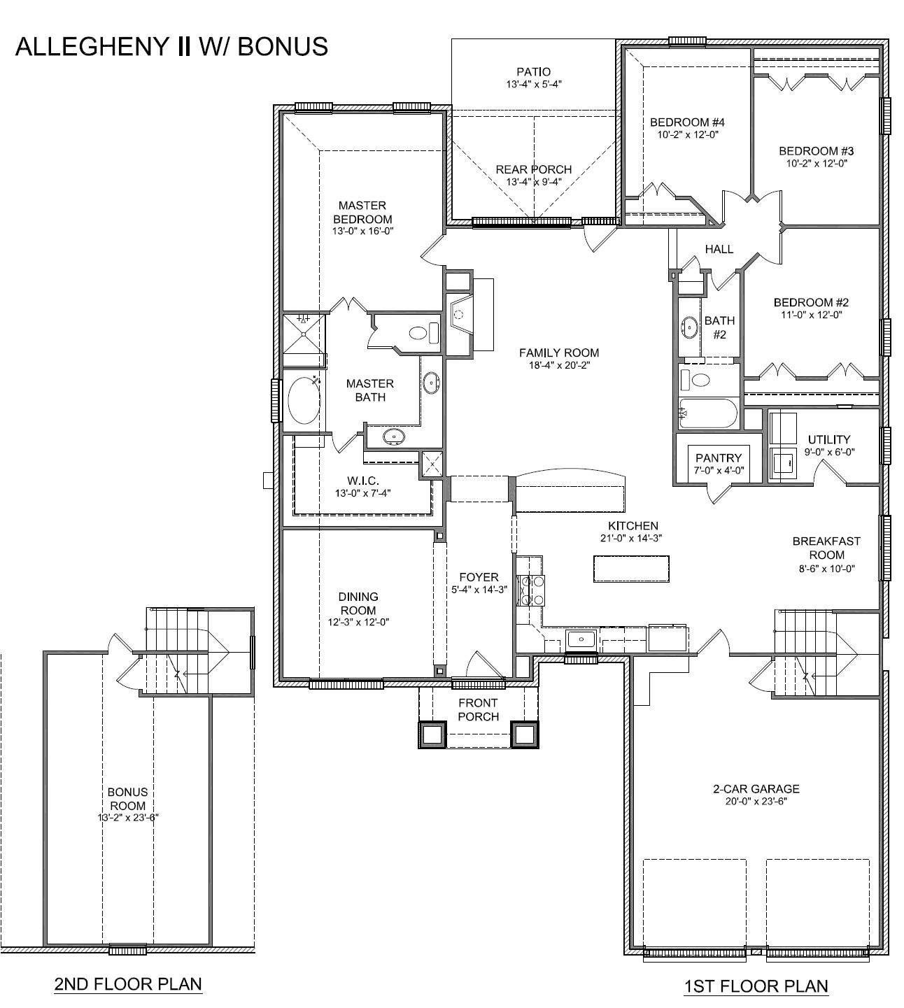 Allegheny Floor Plan | New Park Living