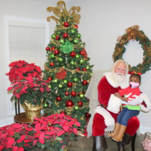 A little girl with Santa | New Park