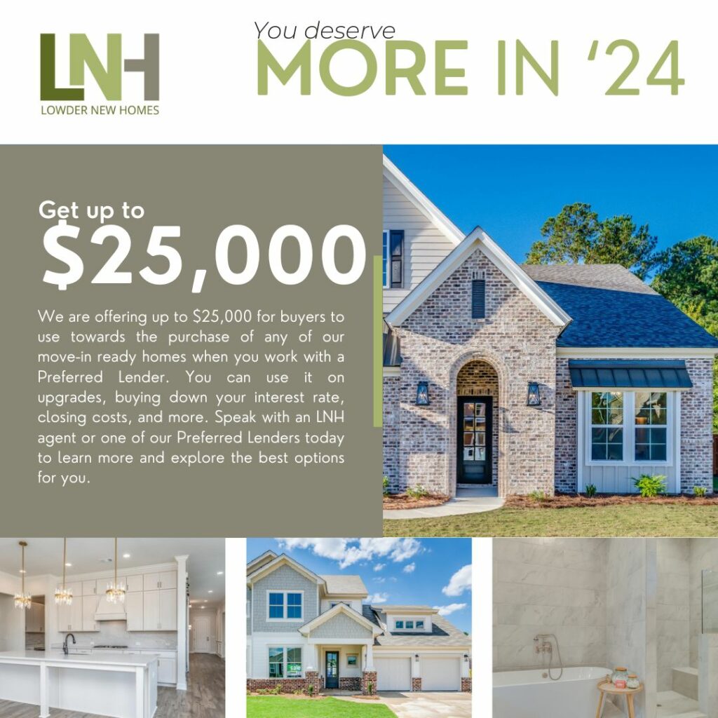 lowder new homes 2024 incentives