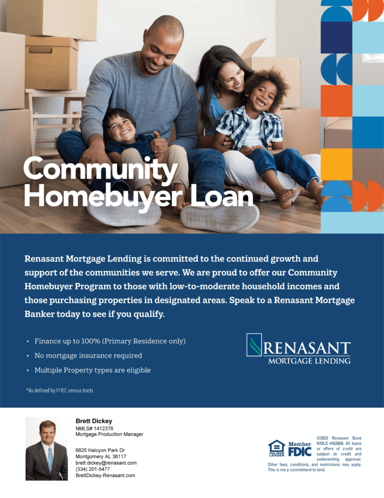 community homebuyer loan flyer