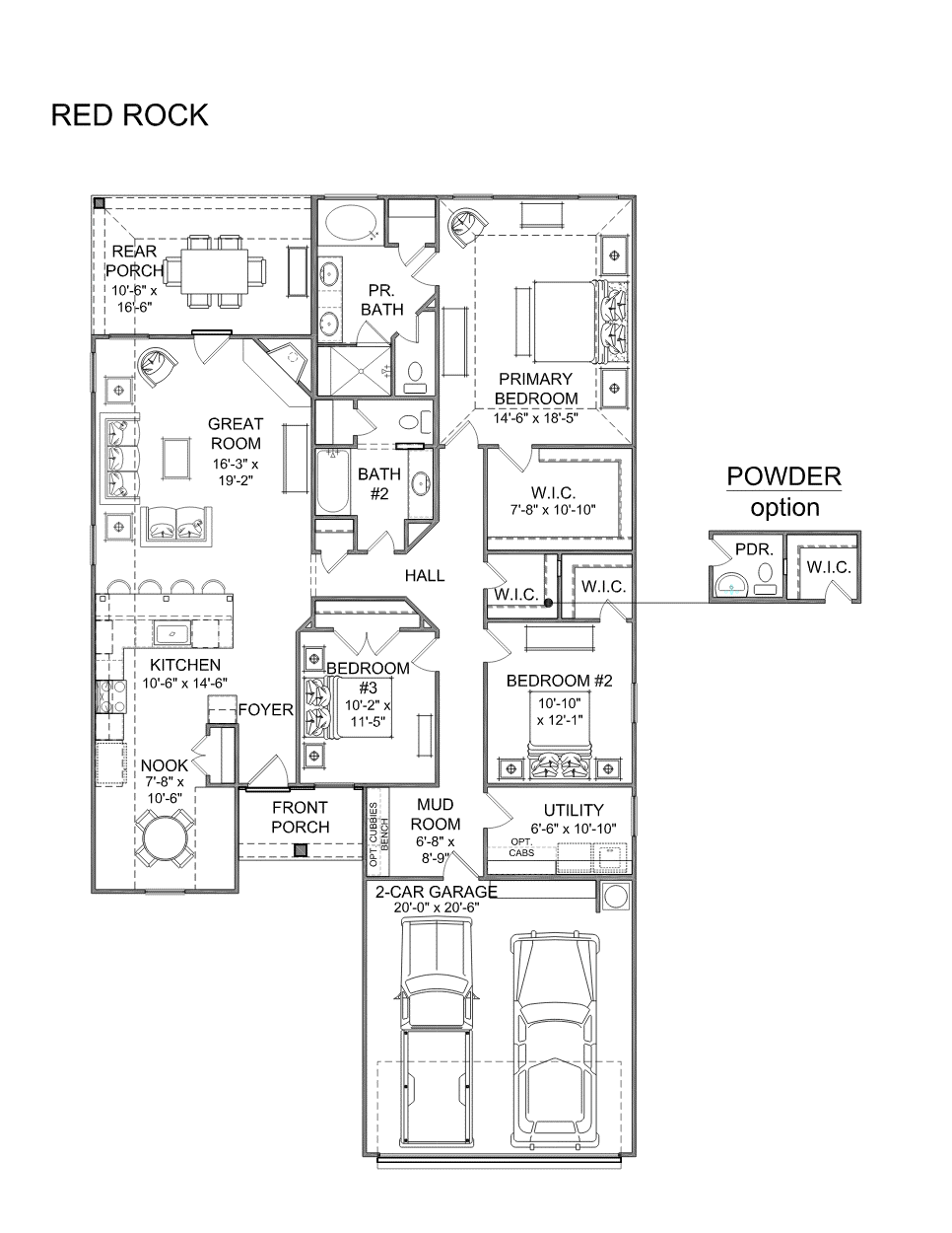 Red Rock Floor Plan